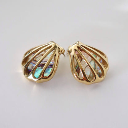 Aurora Seashell Earrings | Coastal Jewelry
