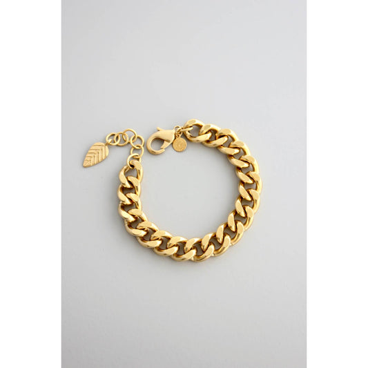 David Aubrey Jewelry - Gold Plated Chain Bracelet