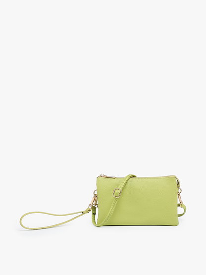 Riley Monogrammable 3 Compartment Crossbody/Wristlet
