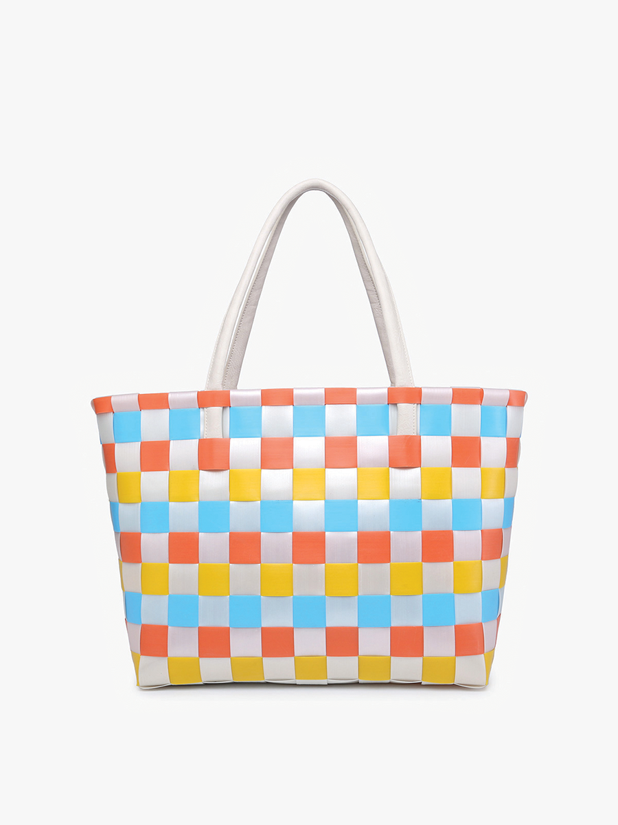 Abigail Basketweave Tote Bag