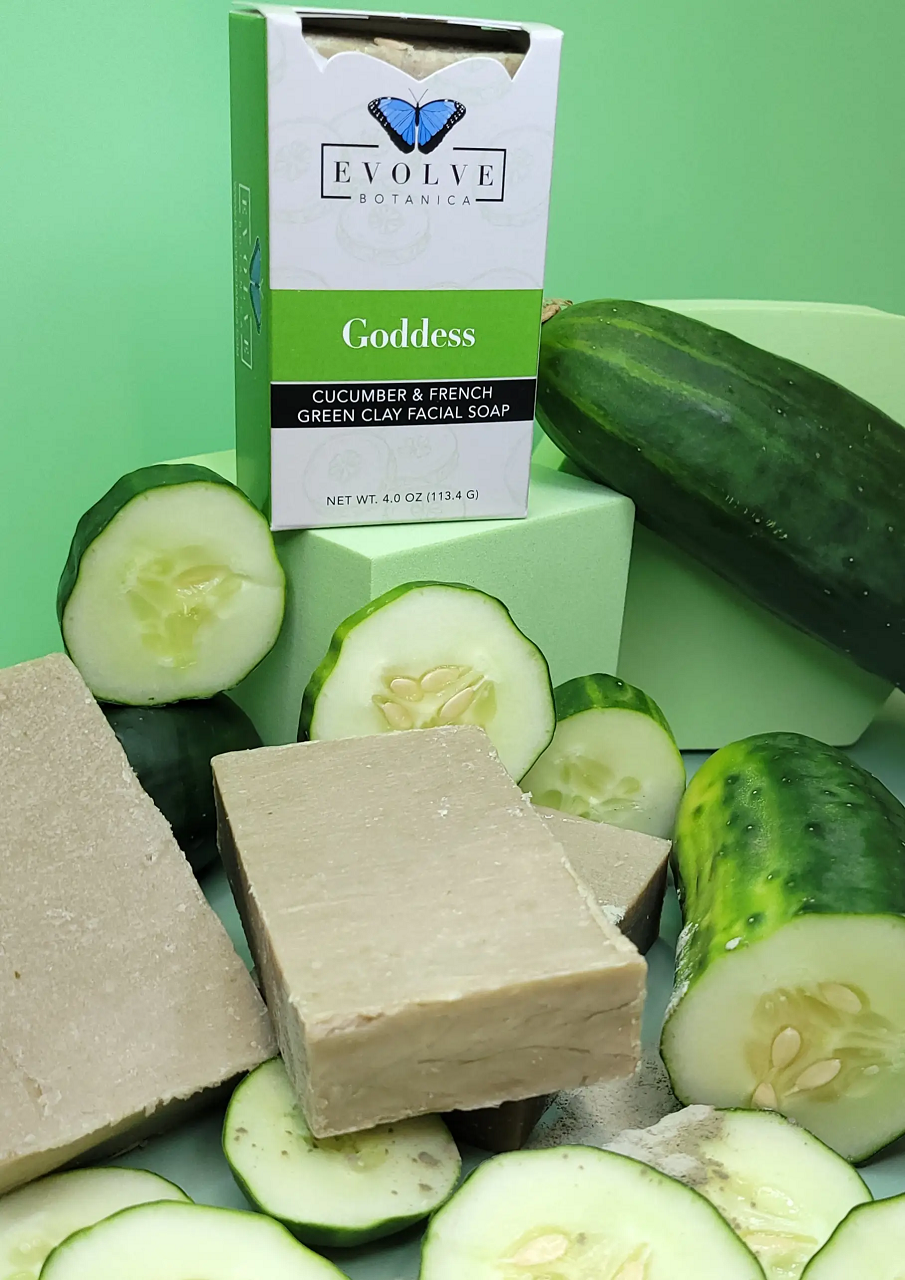 Goddess Cucumber Green Clay Facial Soap