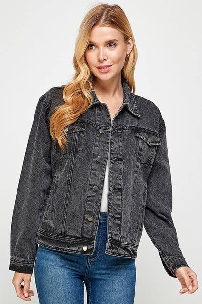 Cotton Casual Denim Boyfriend Jacket