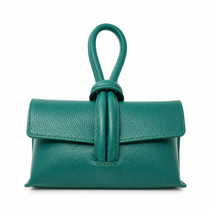 Genuine Italian Leather Wristlet Bag