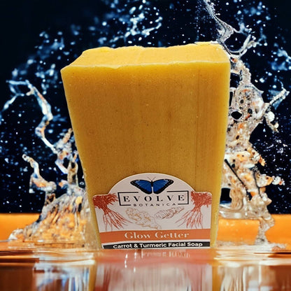 Glow Getter Facial Soap – Carrot, Honey & Turmeric, Gentle