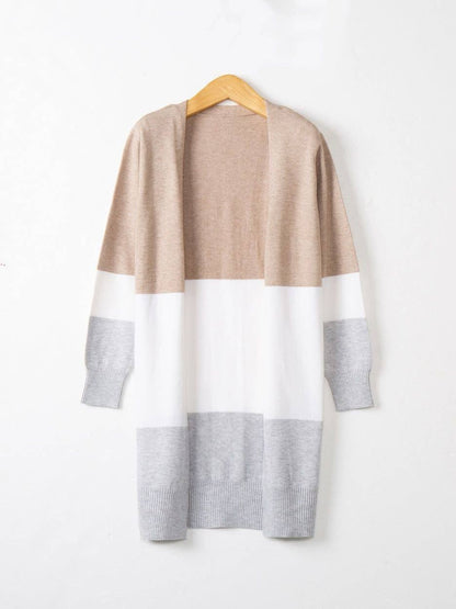 Casual Open Front Oversized Cardigan Sweater