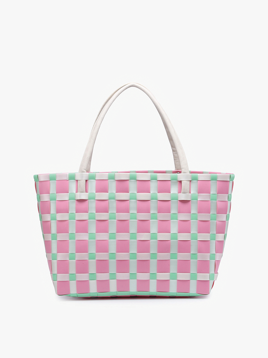 Abigail Basketweave Tote Bag