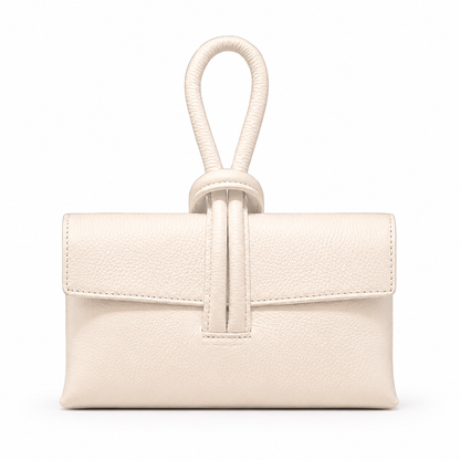 Genuine Italian Leather Wristlet Bag