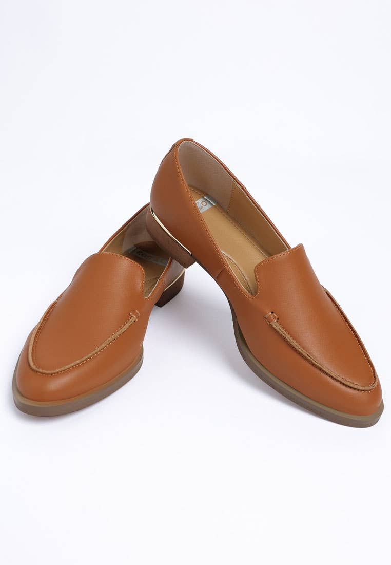 Anna Suede Leather Loafers