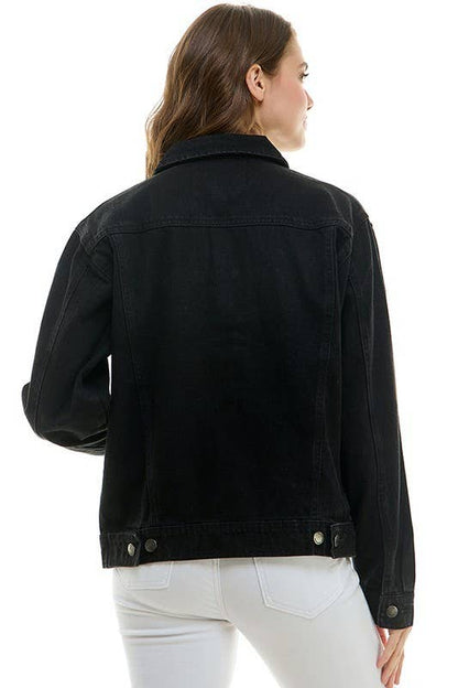 Cotton Casual Denim Boyfriend Jacket