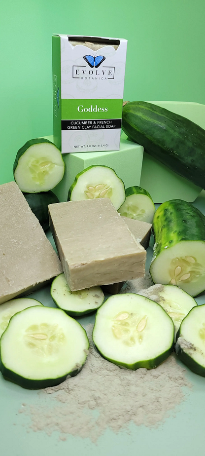 Goddess Cucumber Green Clay Facial Soap