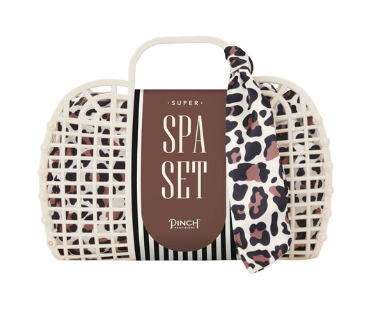 Pinch Provisions - Super Spa Set | Leopard, Self-Care, Mother's Day
