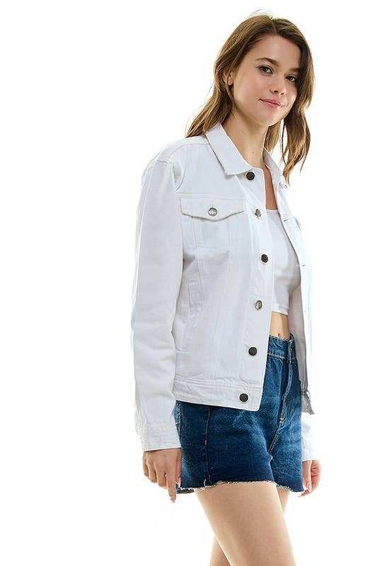Cotton Casual Denim Boyfriend Jacket