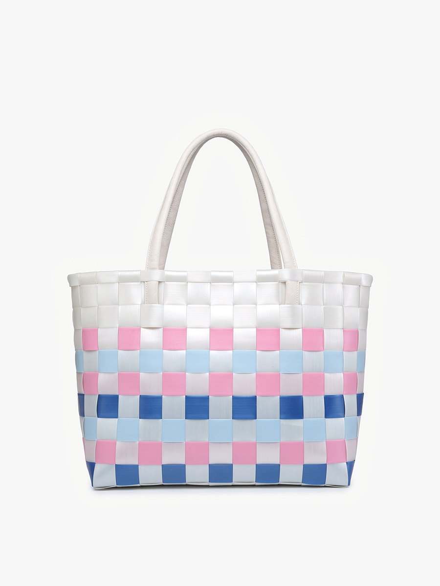 Abigail Basketweave Tote Bag