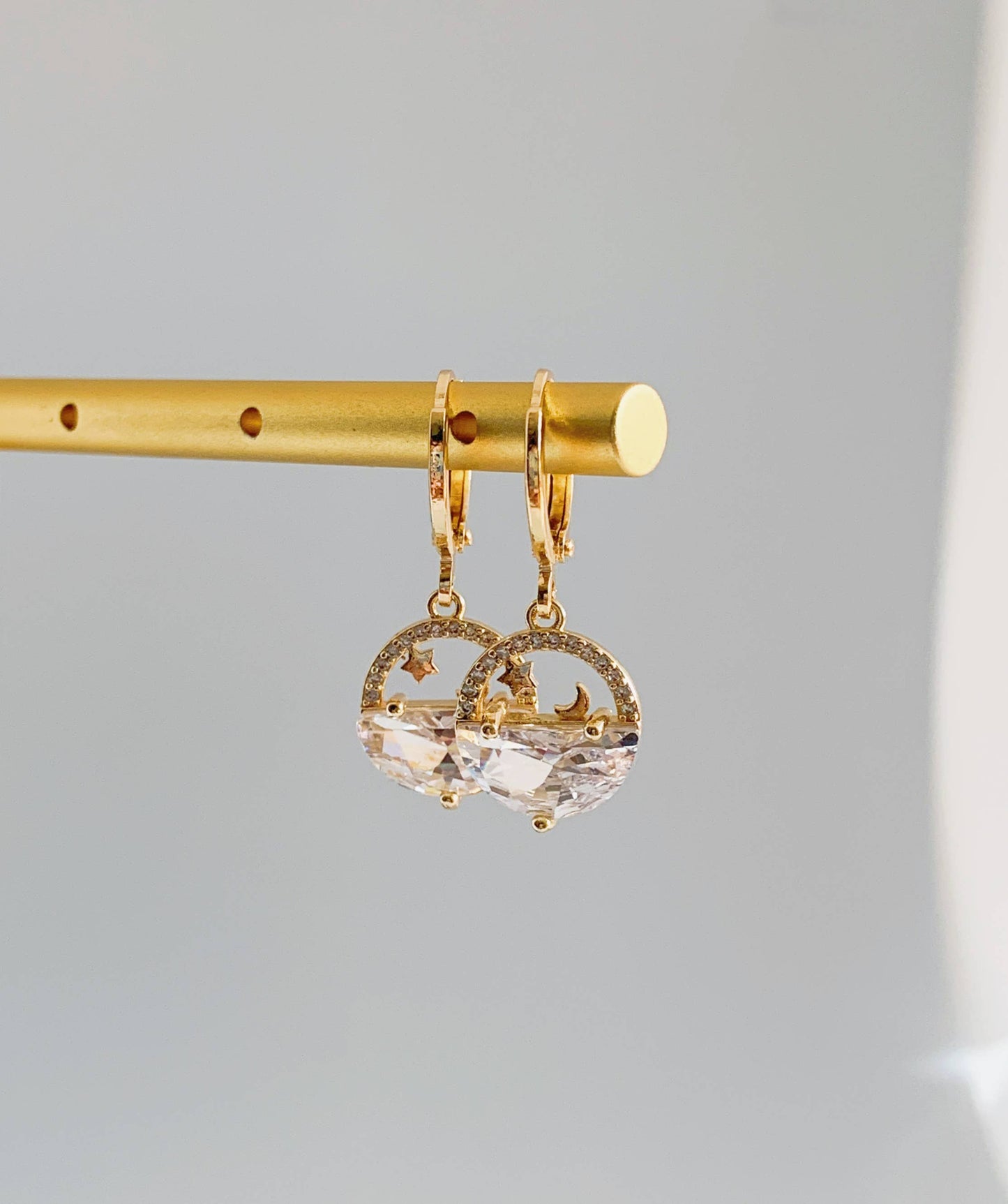 The Midnight Sea Star Drop Earrings