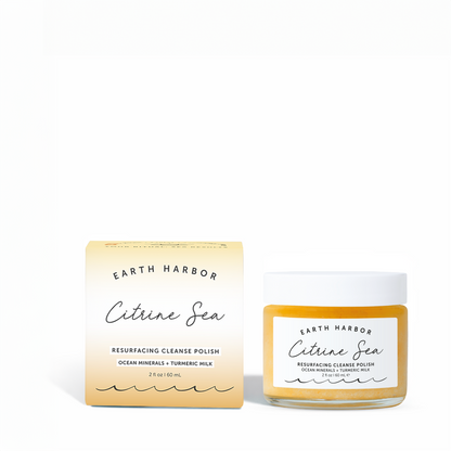 CITRINE SEA Resurfacing Cleanse Polish: Turmeric Milk