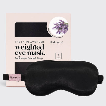 KITSCH - Lavender Scented Satin Weighted Eye Mask