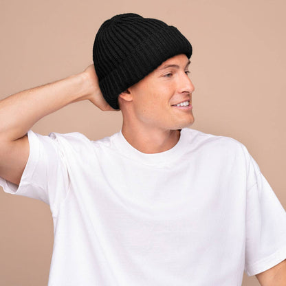 Glazey™ Satin-Lined Beanie - Black