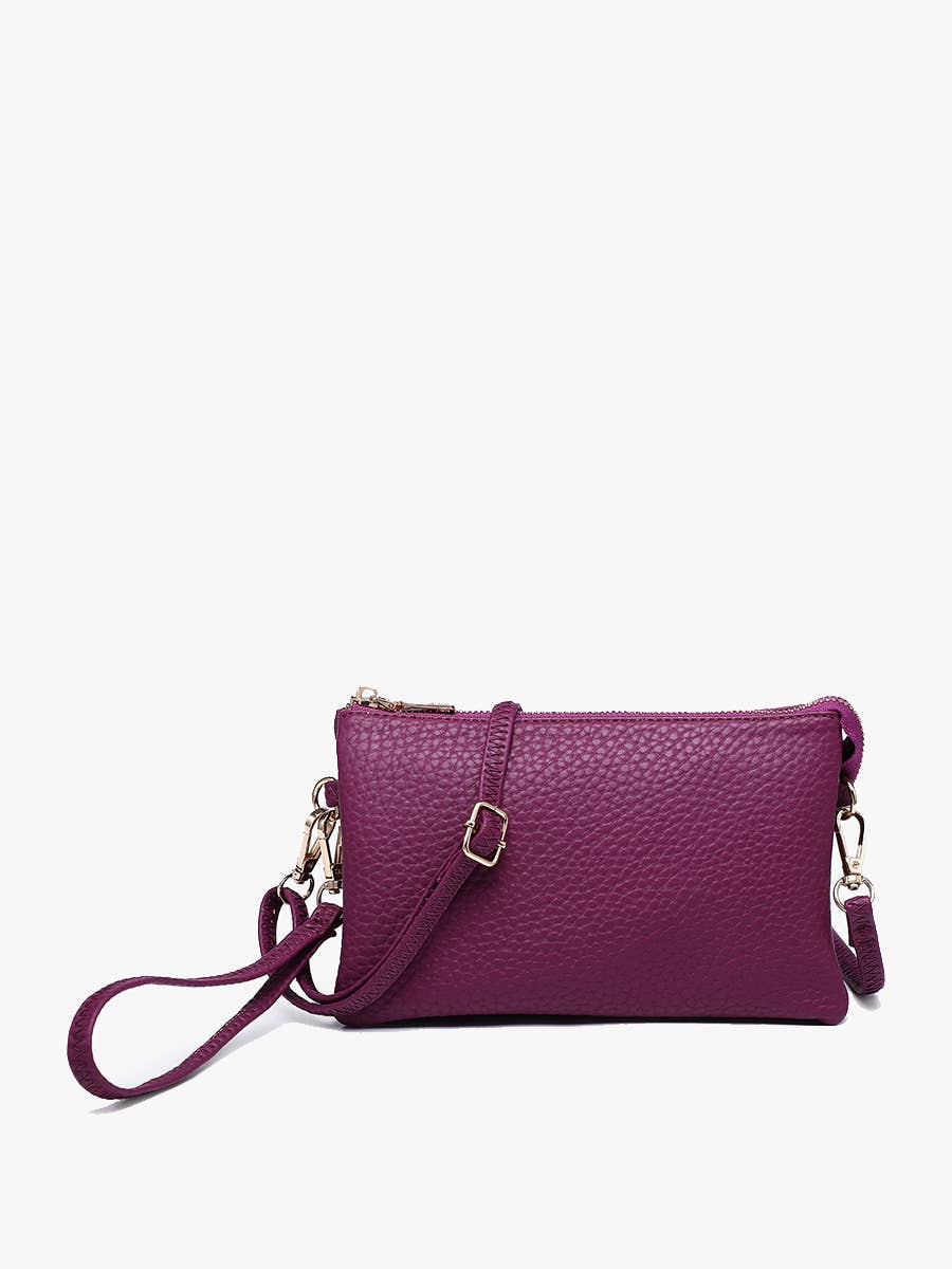 Riley Monogrammable 3 Compartment Crossbody/Wristlet