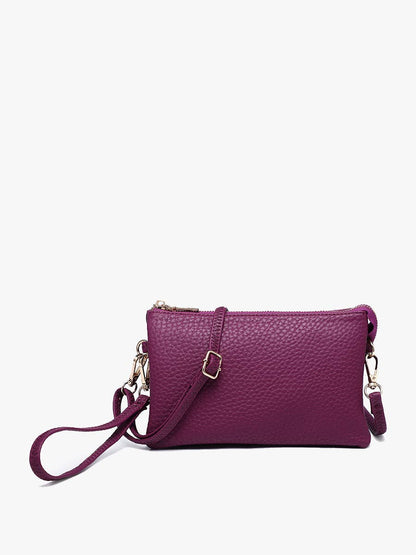 Riley Monogrammable 3 Compartment Crossbody/Wristlet