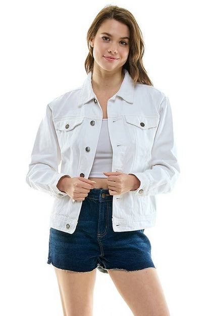 Cotton Casual Denim Boyfriend Jacket