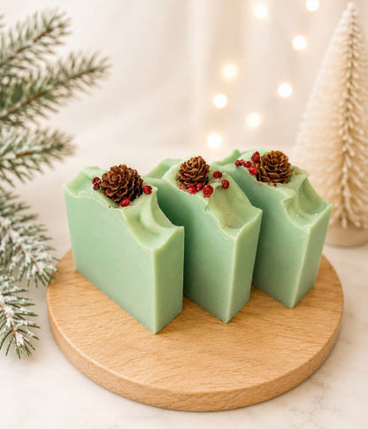 Christmas Tree Artisan Soap Bar