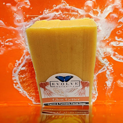 Glow Getter Facial Soap – Carrot, Honey & Turmeric, Gentle