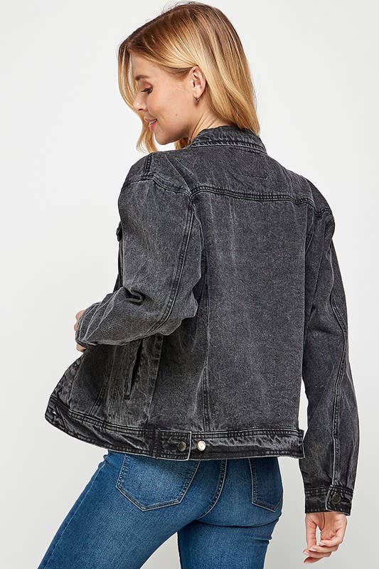 Cotton Casual Denim Boyfriend Jacket