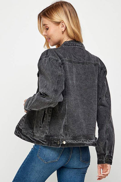 Cotton Casual Denim Boyfriend Jacket