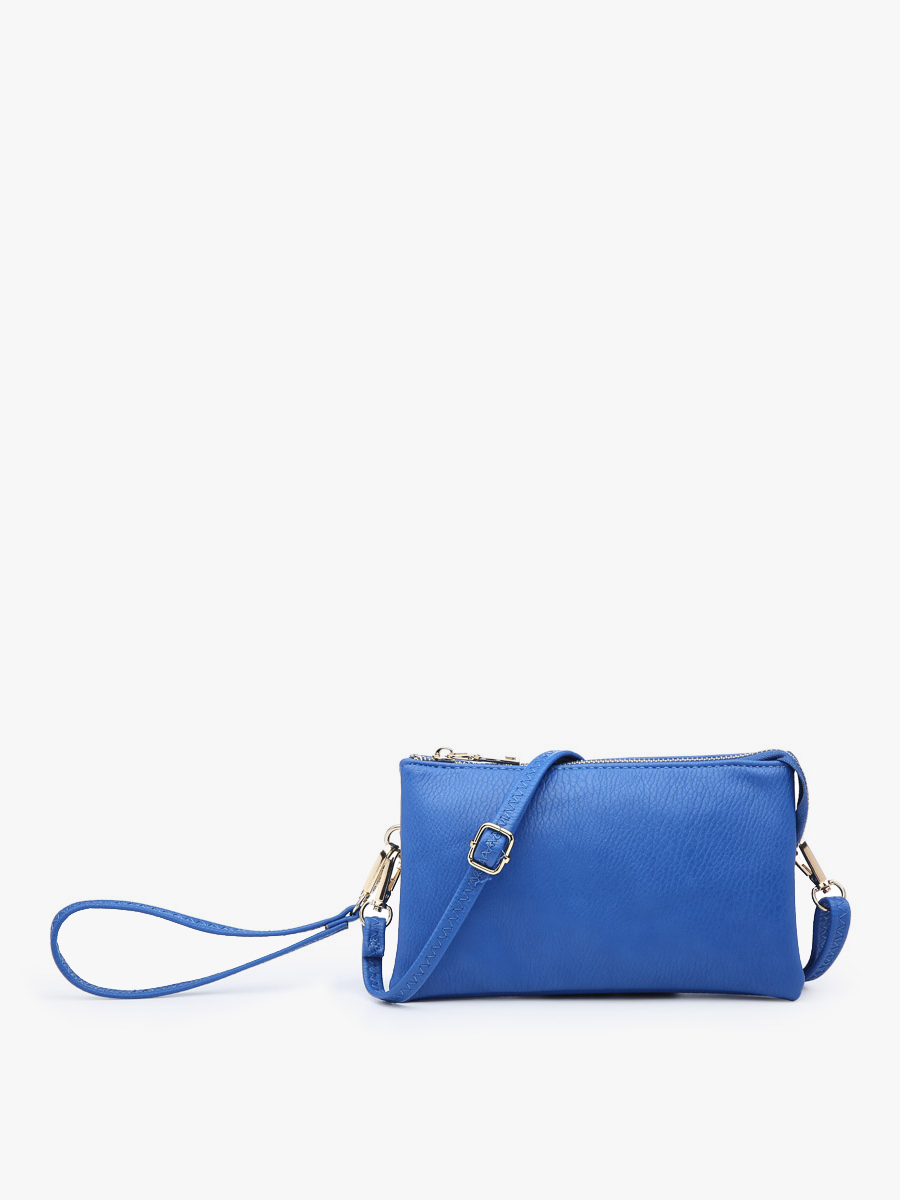 Riley Monogrammable 3 Compartment Crossbody/Wristlet