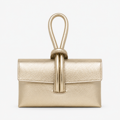 Genuine Italian Leather Wristlet Bag