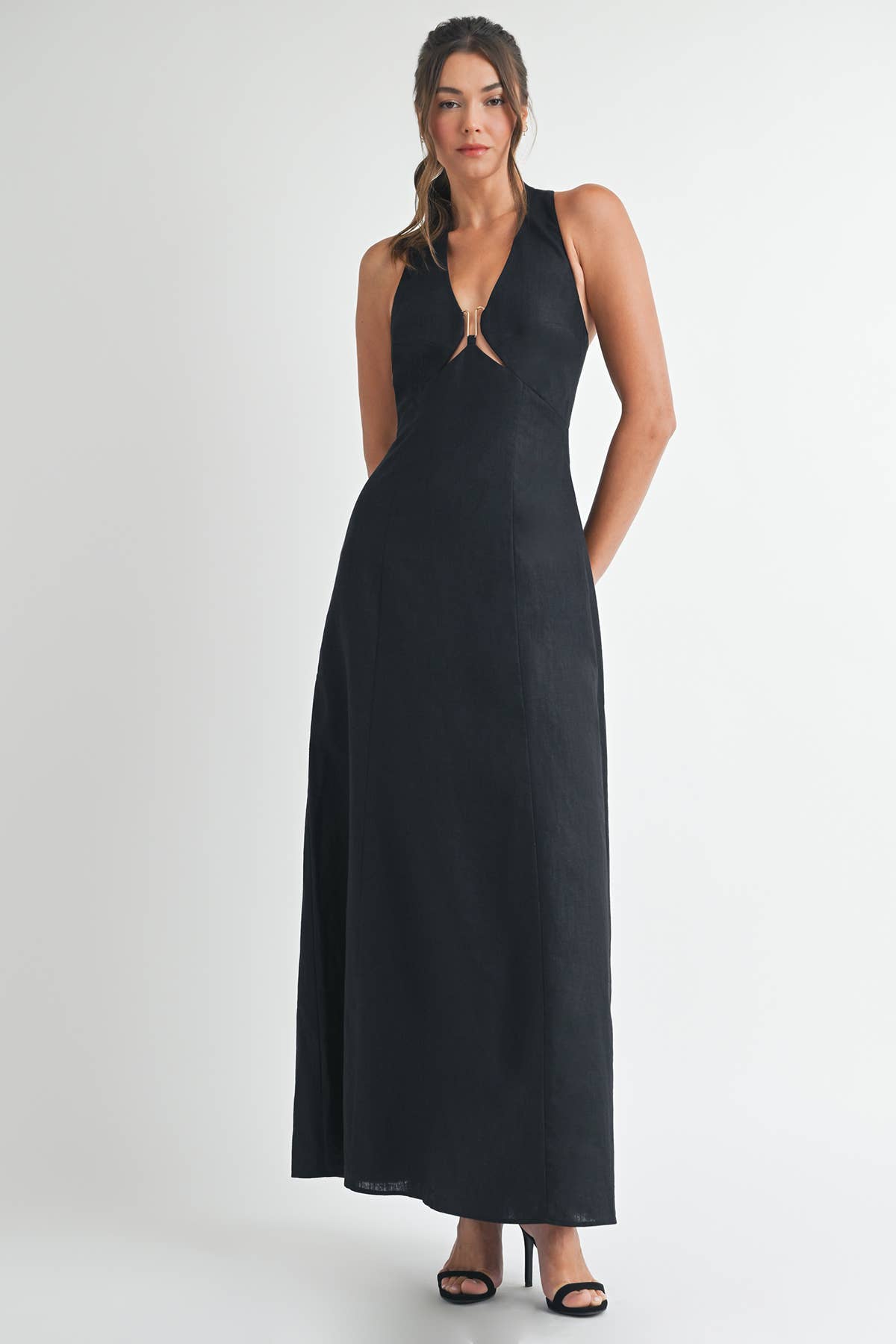 Linen Maxi Dress