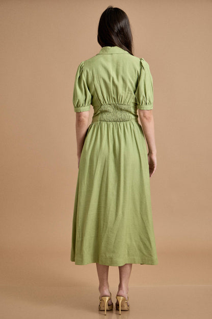 Skylar Rose - Button Down Midi Dress