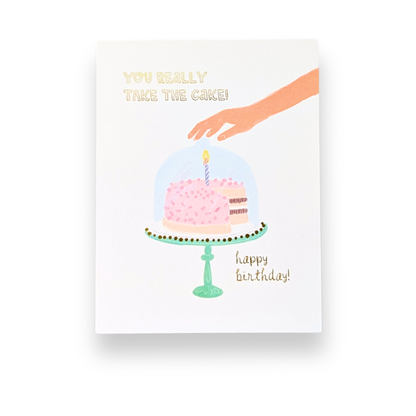 Greeting Card - You Really Take the Cake