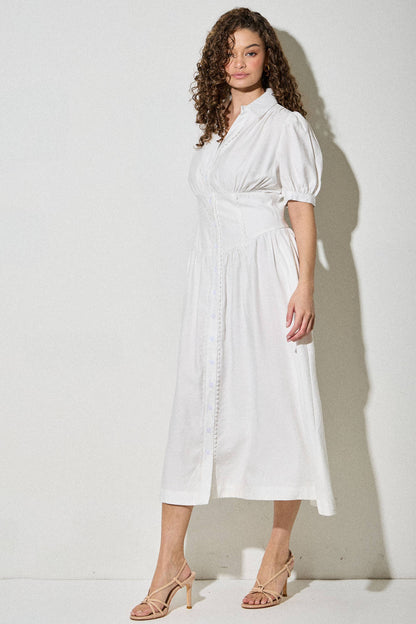 Skylar Rose - Button Down Midi Dress