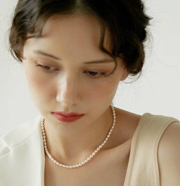 Timeless Pearl Bead Necklace