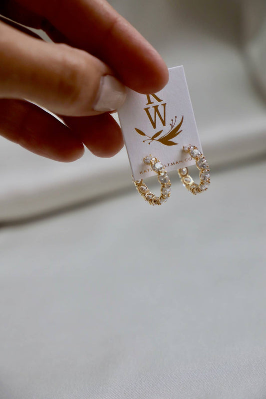 Stella CZ Eternity Hoops