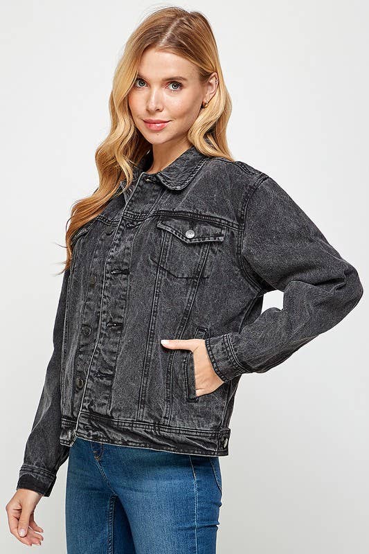 Cotton Casual Denim Boyfriend Jacket