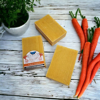 Glow Getter Facial Soap – Carrot, Honey & Turmeric, Gentle