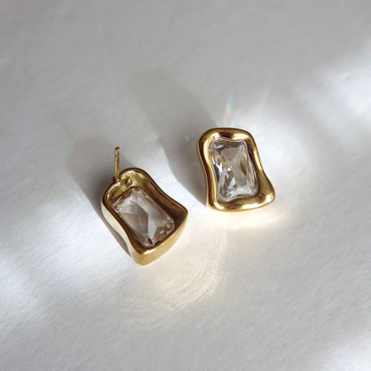 Kyla Earrings | Zirconia Statement Earrings