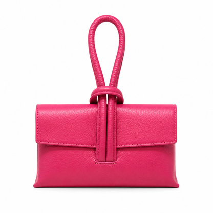 Genuine Italian Leather Wristlet Bag