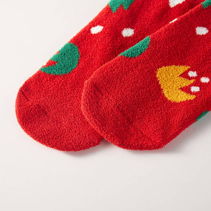 Holiday Pattern Fuzzy Crew Sock Gift Set