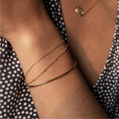 Layla Bar and Chain Bracelet