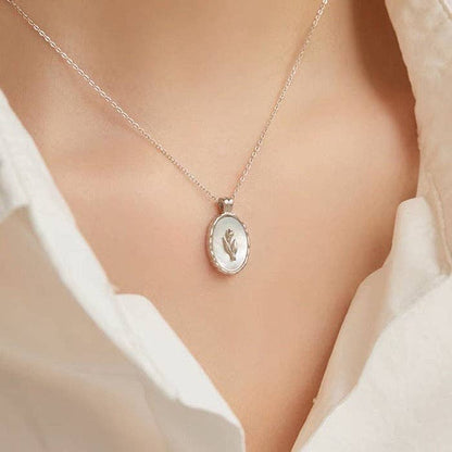 Timeless Tulip Pendant Necklace