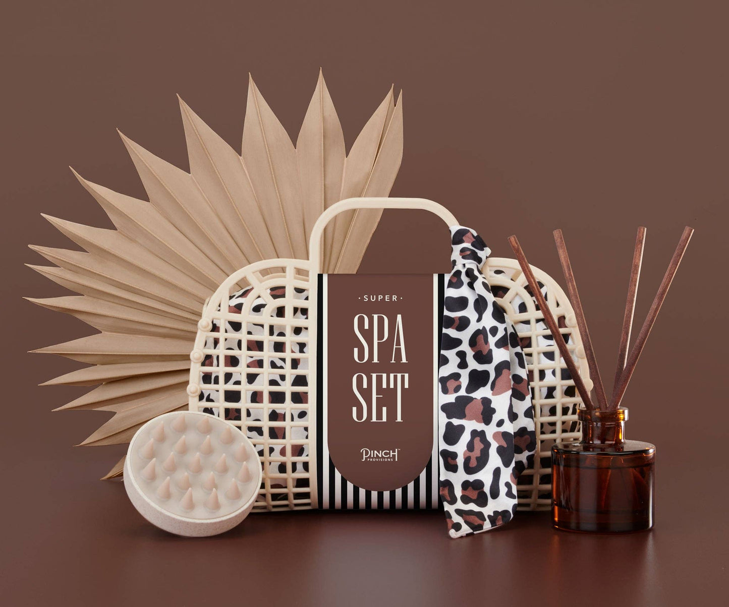 Pinch Provisions - Super Spa Set | Leopard, Self-Care, Mother's Day