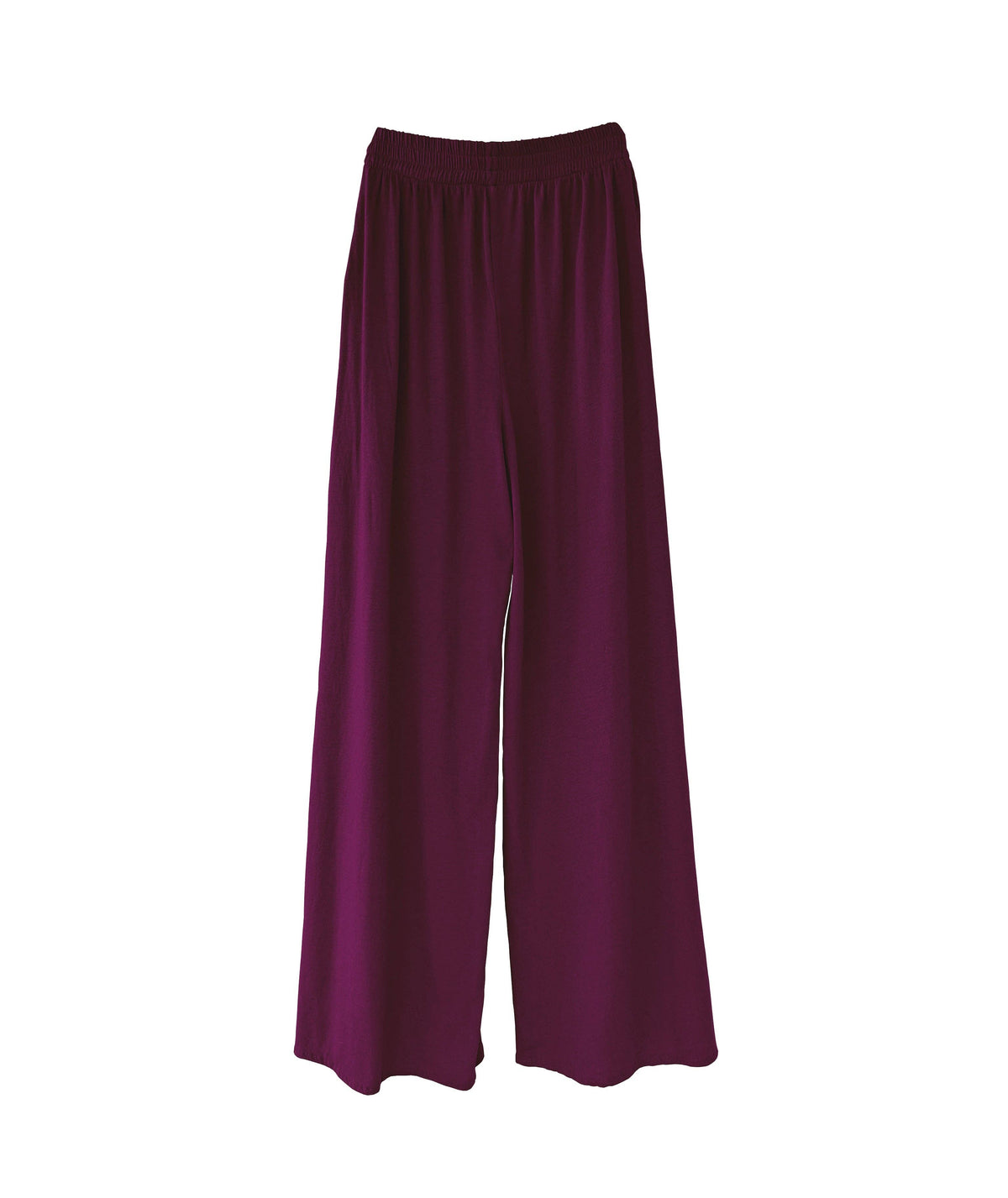 Wide-Leg Pants in Butter Soft Cotton/Modal