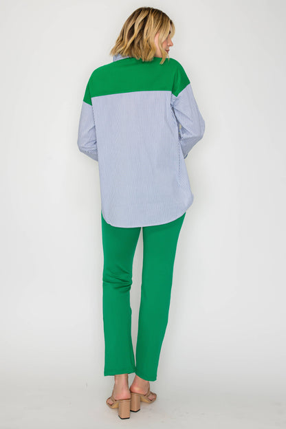 Wynn Colorblock Stripe Top