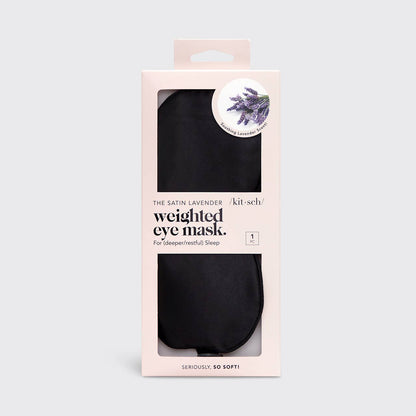 KITSCH - Lavender Scented Satin Weighted Eye Mask