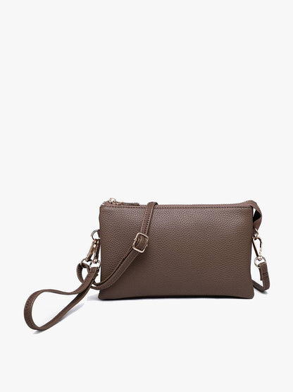 Riley Monogrammable 3 Compartment Crossbody/Wristlet