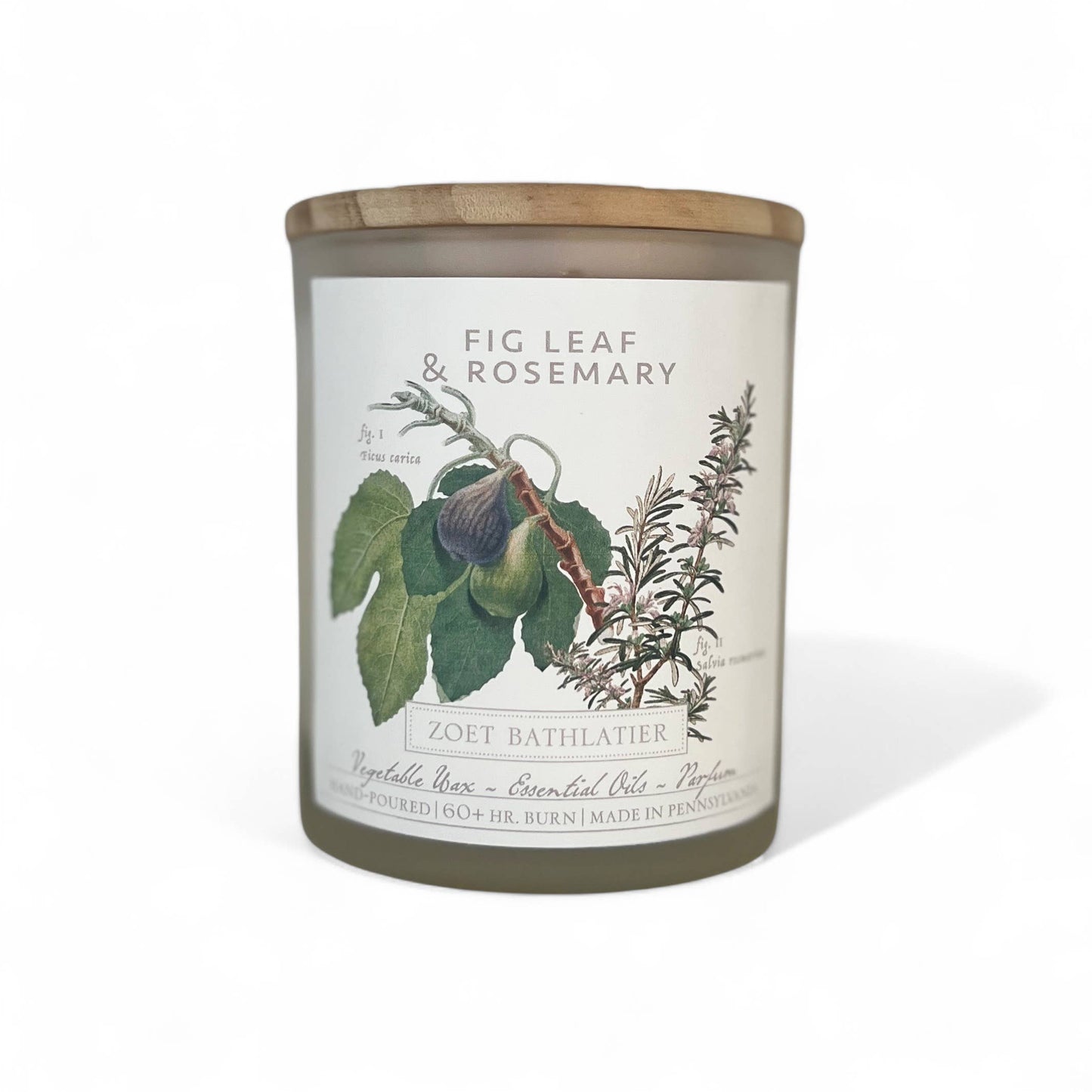 Zoet Bathlatier - Fig Leaf & Roesmary / Botanical Candle Collection