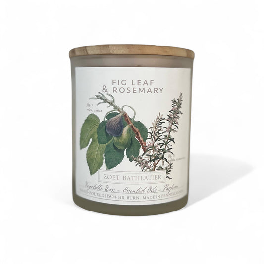 Zoet Bathlatier - Fig Leaf & Roesmary / Botanical Candle Collection